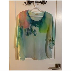 Anthropologie x Claire Desjardins Silk Blouse